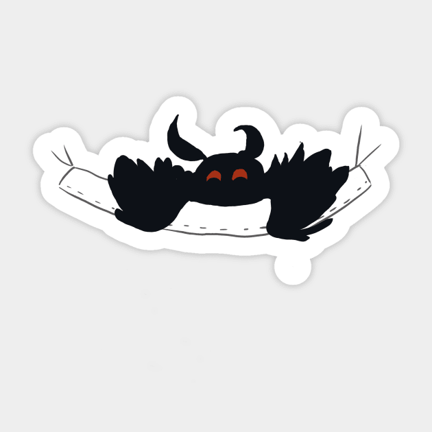 Mothman in Pocket Sticker by sheehanstudios